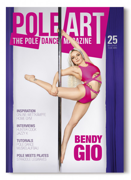 Pole Art Magazine Nr. 25 mit Bendy Gio (Giovanna Laufer)