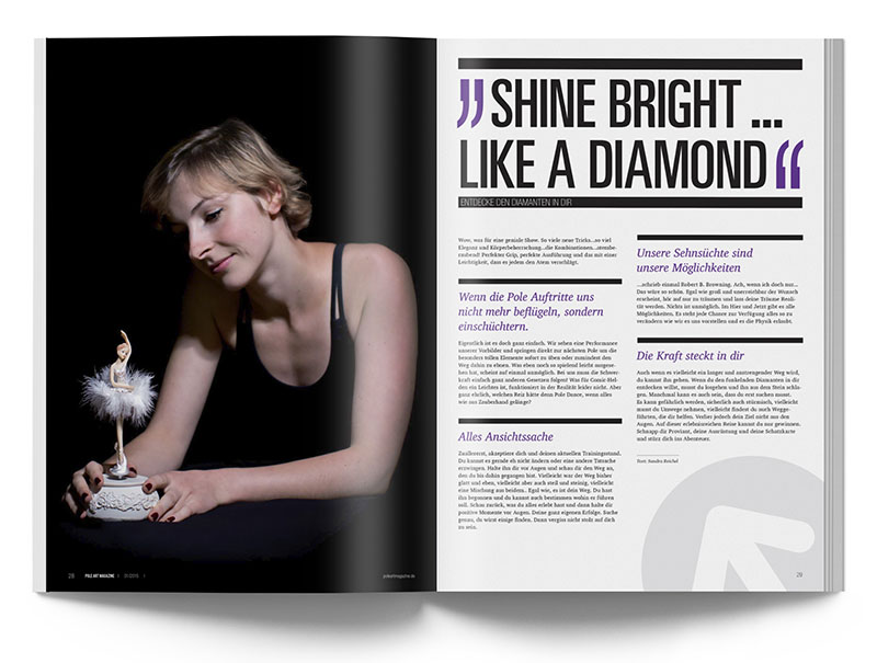 Pole Art Magazine Nr. 1 - Shine Bright Like A Diamond - Entdecke den Diamanten in dir