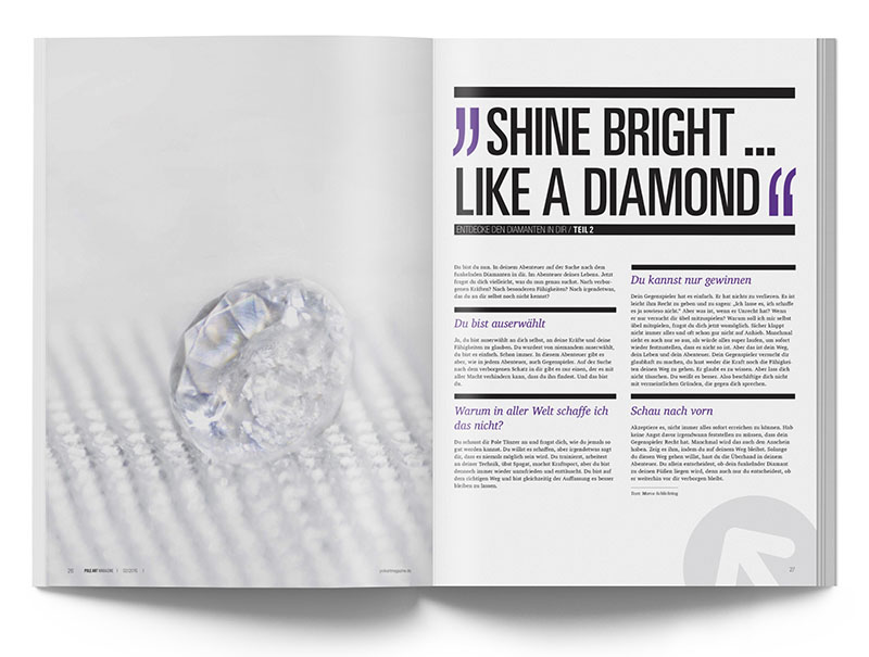 Pole Art Magazine Nr. 2 - Shine Bright Like A Diamond: Entdecke den Diamanten in dir (Teil 2)