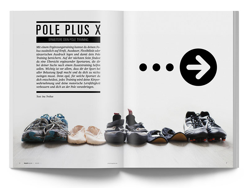 Pole Art Magazine Nr. 3 - Pole Plus X: Erweitere dein Pole Training