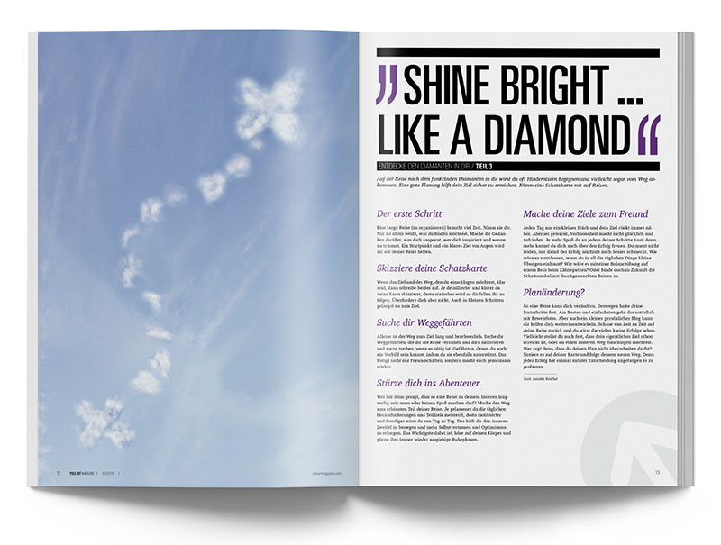 Pole Art Magazine Nr. 3 - Shine Bright Like A Diamond: Entdecke den Diamanten in dir (Teil 3)