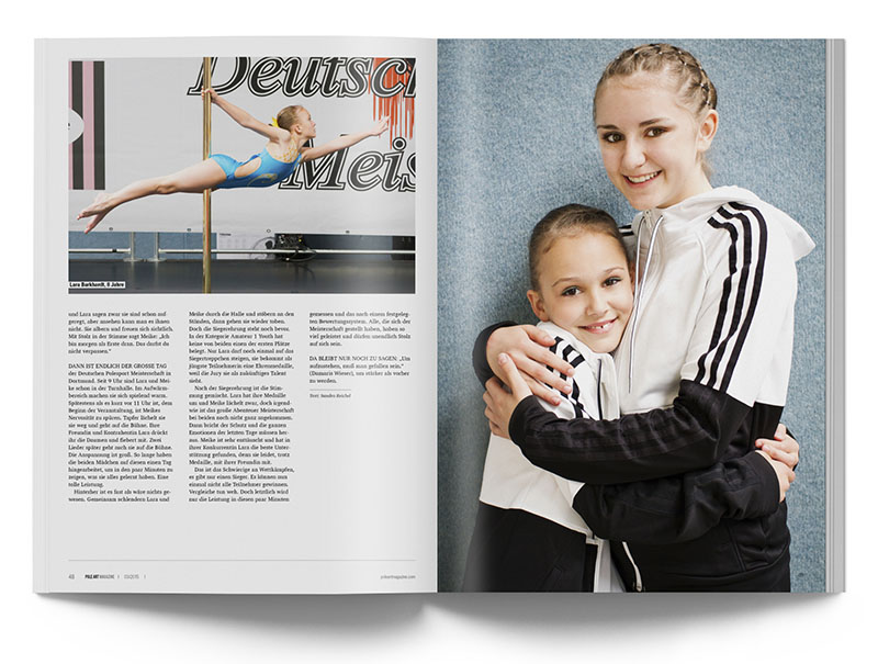 Pole Art Magazine Nr. 3 - DPSM Kids: Nachwuchssportlerinnen an der Pole