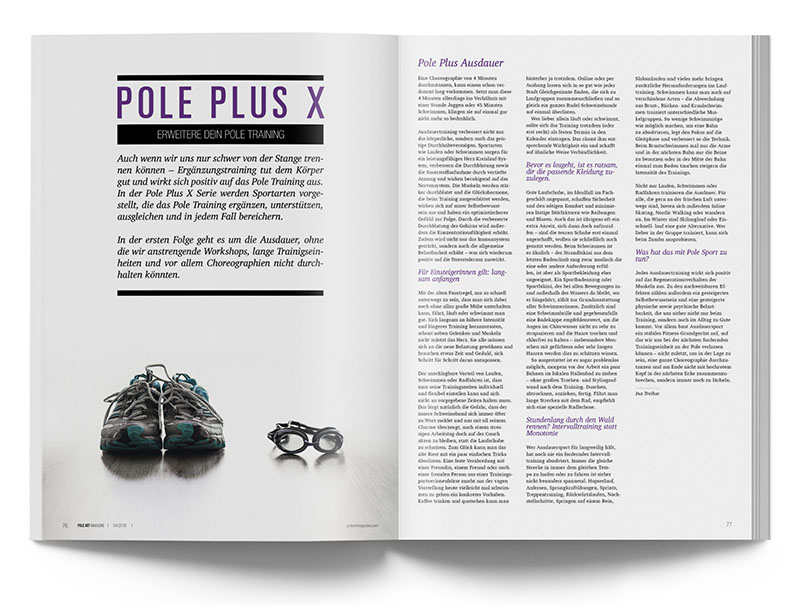 Pole Art Magazine Nr. 4 - Pole Plus X: Pole Plus Ausdauer