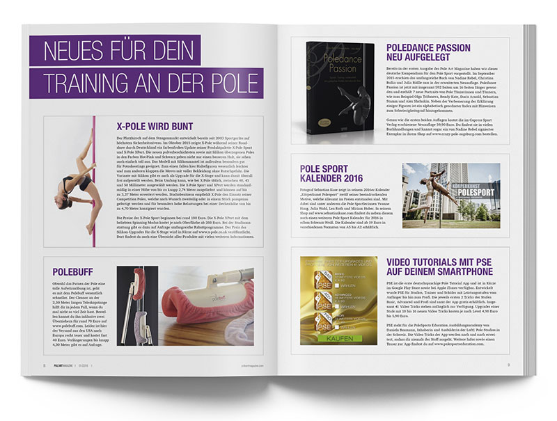 Pole Art Magazine Nr. 5 - Neues für dein Training an der Pole