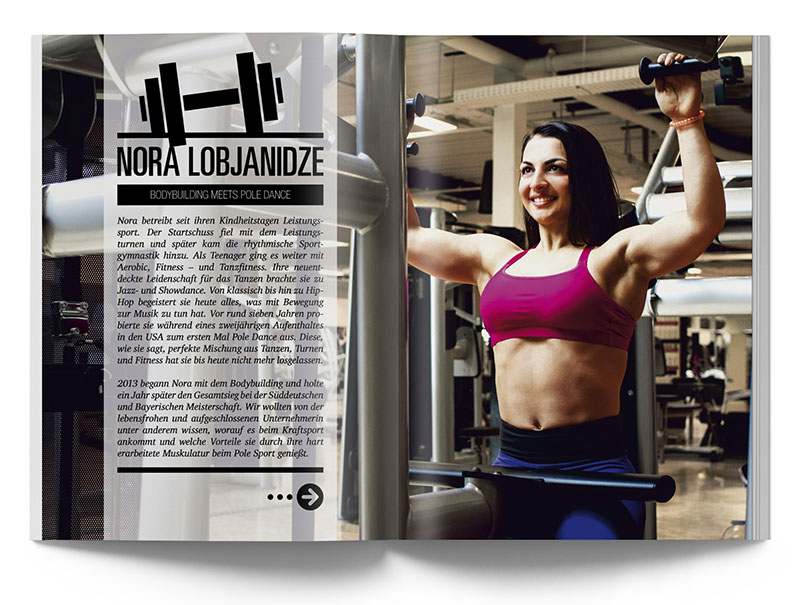 Pole Art Magazine Nr. 5 - Nora Lobjanidze im Interview