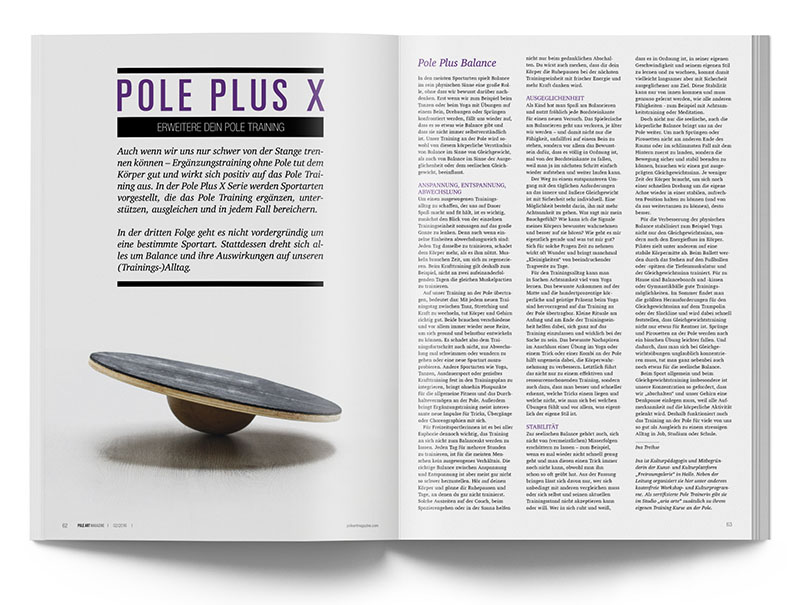 Pole Art Magazine Nr. 6 - Pole Plus X: Pole Plus Balance