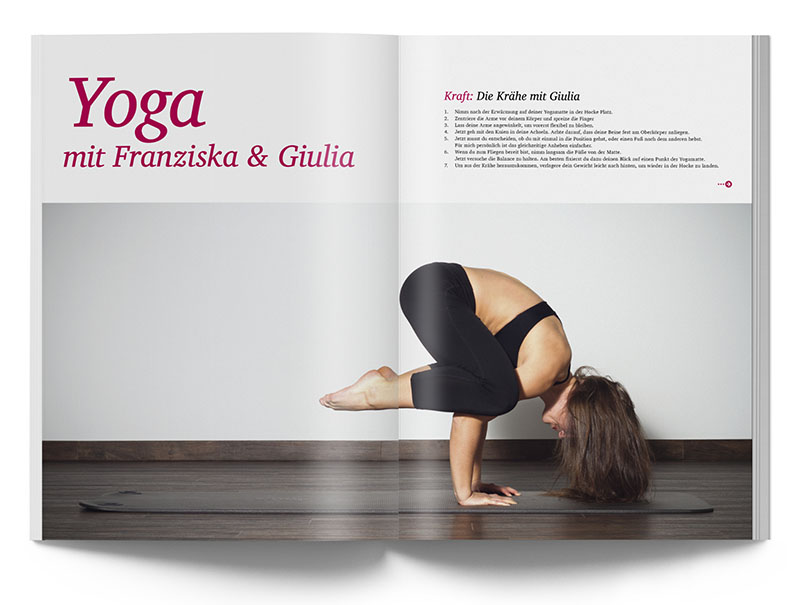 Pole Art Magazine Nr. 6 - Yoga mit Franziska & Giulia