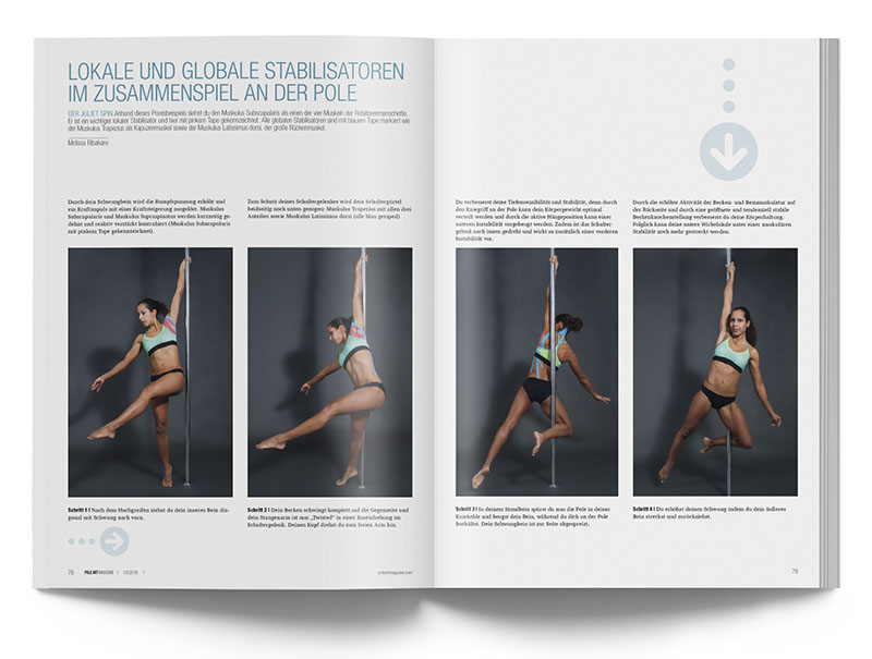 Pole Art Magazine Nr. 7 - Schultergelenkstabilität im Pole Dance-Training