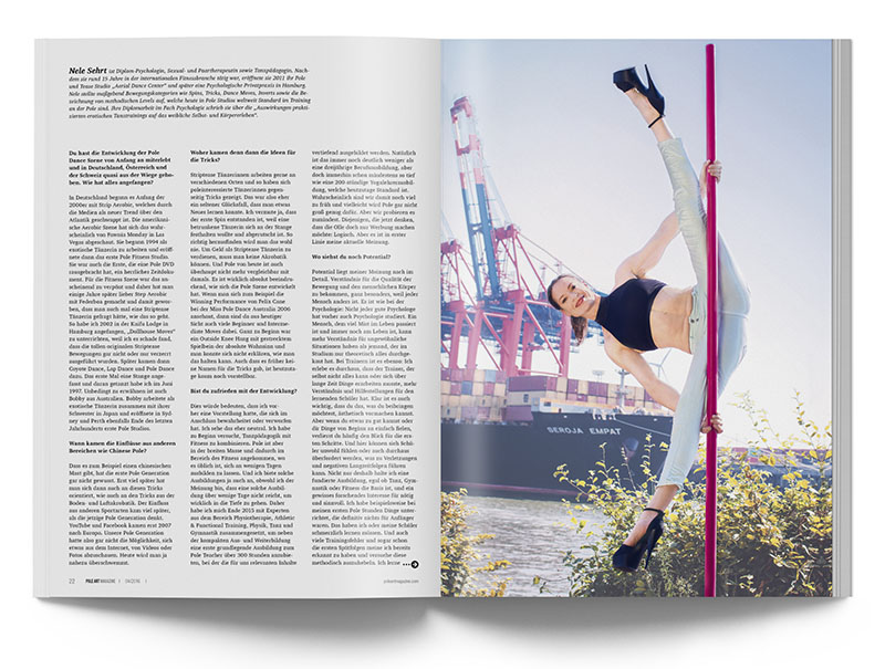 Pole Art Magazine Nr. 8 - Nele Sehrt im Interview