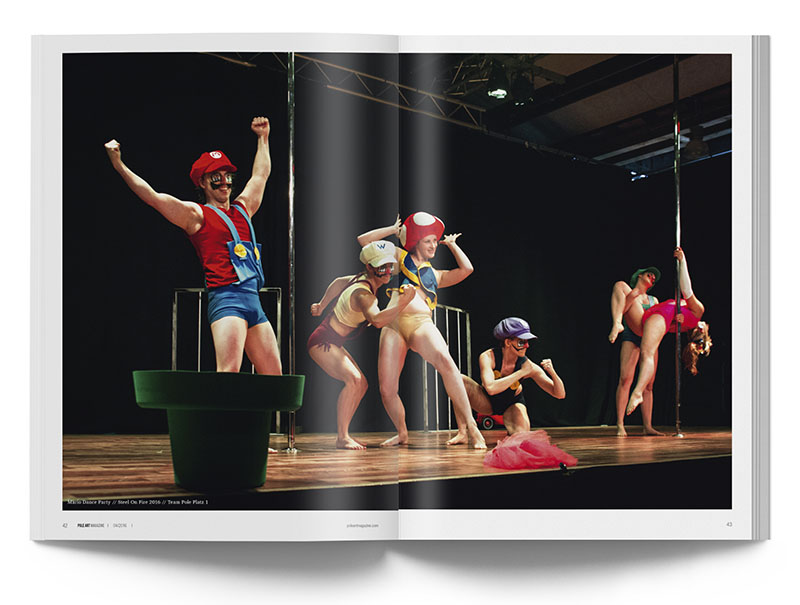 Pole Art Magazine Nr. 8 - Tanja Hermanns: Vom Cheerleading zum Team Pole