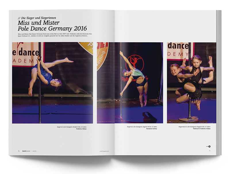 Pole Art Magazine Nr. 8 - Miss und Mister Pole Dance Germany 2016