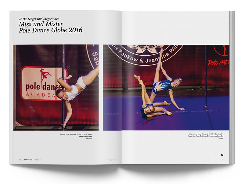 Pole Art Magazine Nr. 8 - Miss und Mister Pole Dance Globe 2016