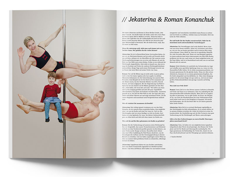 Pole Art Magazine Nr. 9 - Jekaterina und Roman Konanchuk im Interview 