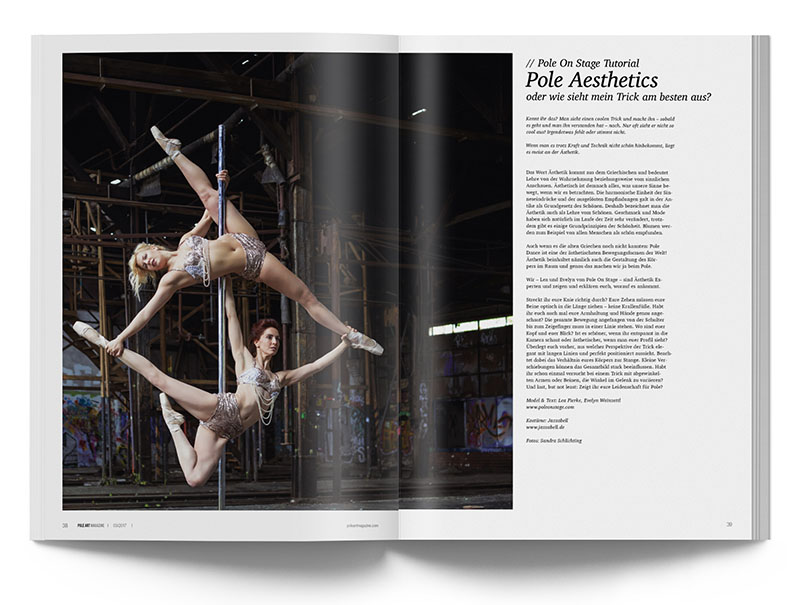 Pole Art Magazine Nr. 11 - Pole Dance Tutorial: Pole Aesthetics