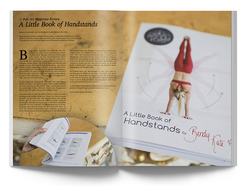 Pole Art Magazine Nr. 12 - A Little Book of Handstands by Bendy Kate