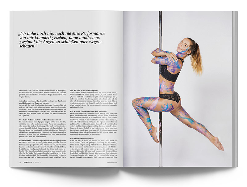 Pole Art Magazine Nr. 12 - Britt Bloem im Interview