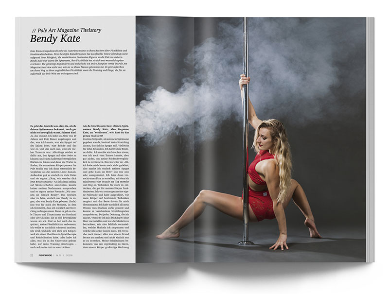 Pole Art Magazine Nr. 13 - Bendy Kate im Interview