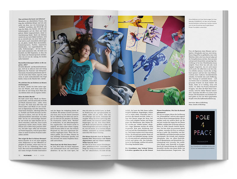 Pole Art Magazine Nr. 13 - Silvia Göttlicher im Interview