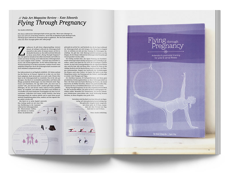 Pole Art Magazine Nr. 14 - Kate Edwards: Flying Through Pregnancy