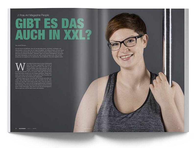 Pole Art Magazine Nr. 14 - Astrid Totzauer: Gibt es das auch in XXL?