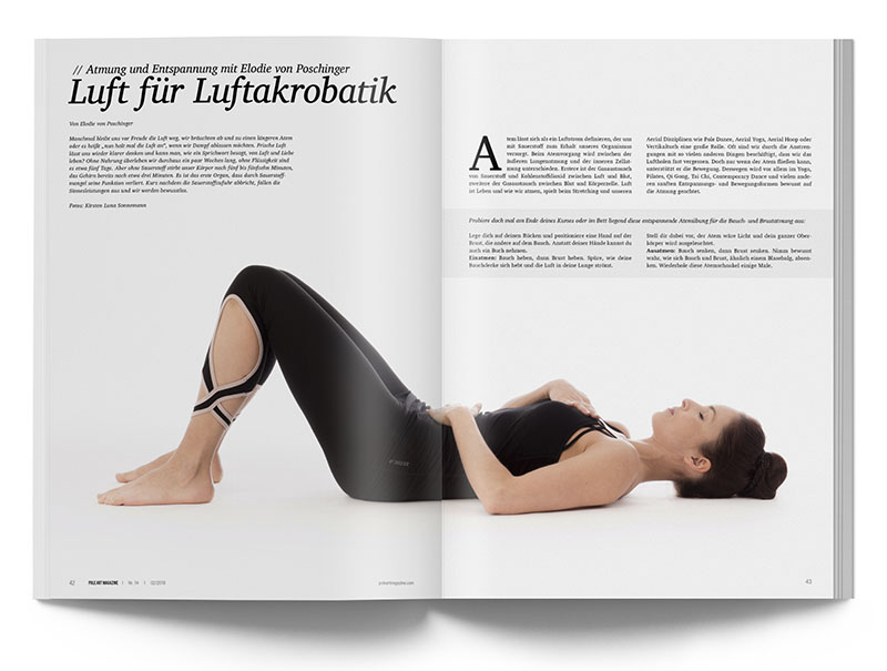 Pole Art Magazine Nr. 14 - Die richtige Atmung im Tanzsport: Atmung und Entspannung mit Elodie