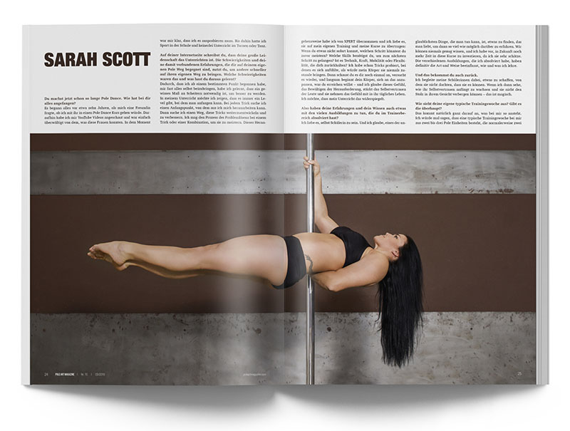 Pole Art Magazine Nr. 15 - Sarah Scott im Interview