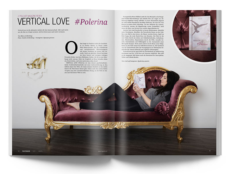 Pole Art Magazine Nr. 18 - Vero Lind: Vertical Love #Polerina