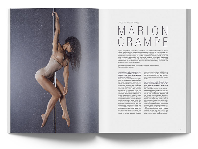 Pole Art Magazine Nr. 18 - Marion Crampe im Interview