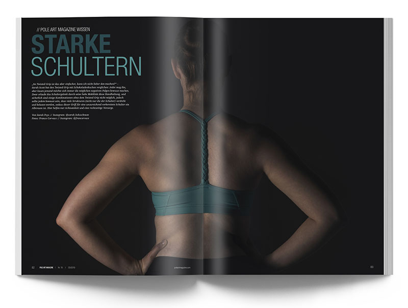 Pole Art Magazine Nr. 19 - Starke Schultern im Pole Dance