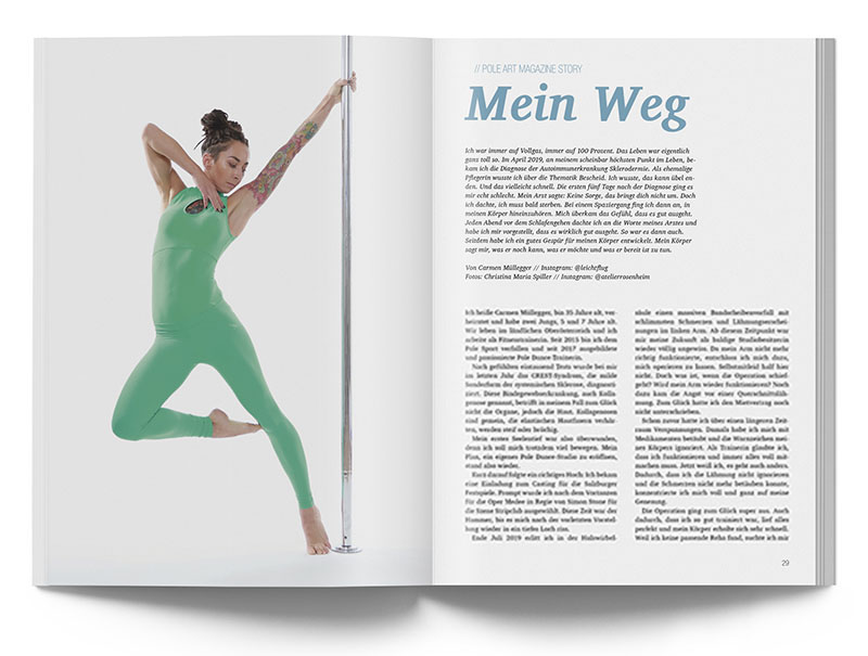 Pole Art Magazine Nr. 21 - Mein Weg: Carmen Müllegger