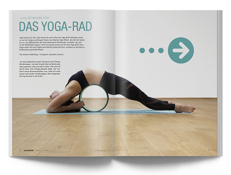 Pole Art Magazine Nr. 21 - Das Yoga-Rad: Selina Reichert