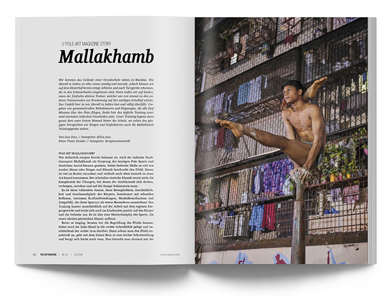 Pole Art Magazine Nr. 22 - Mallakhamb: Yoga und Wrestling in Indien