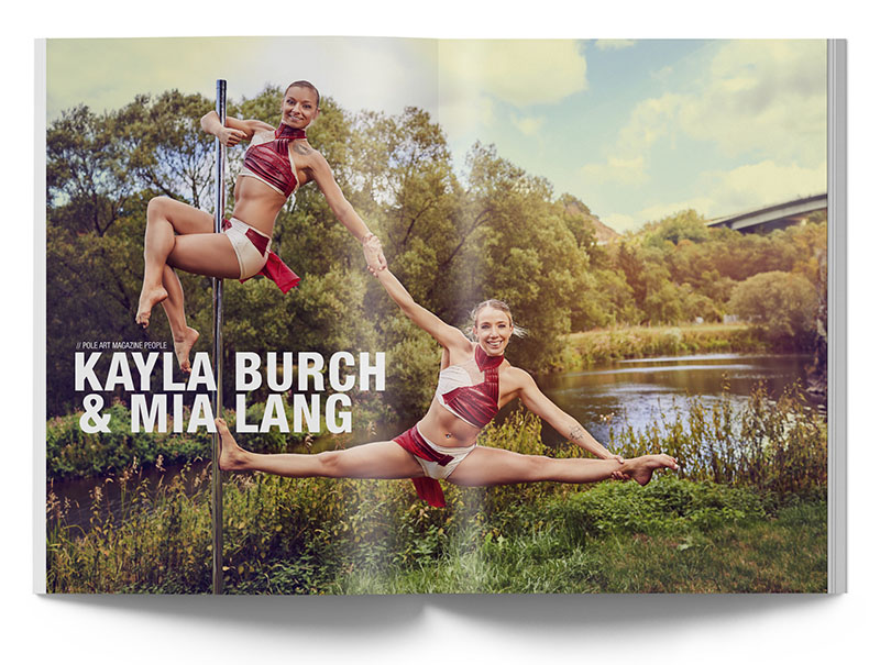 Pole Art Magazine Nr. 23 - Kayla Burch und Mia Lang im Interview