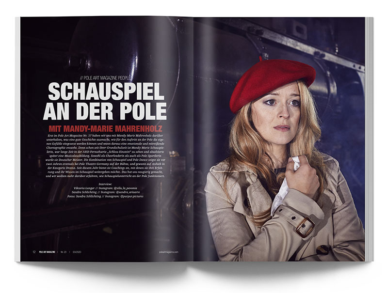 Pole Art Magazine Nr. 23 - Schauspiel an der Pole mit Mandy-Marie Mahrenholz