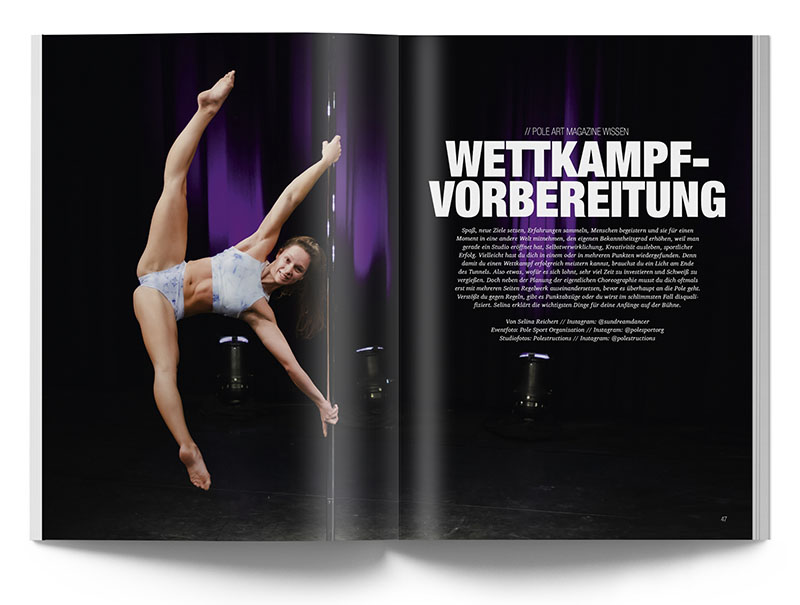 Pole Art Magazine Nr. 23 - Selina Reichert: Wettkampfvorbereitung