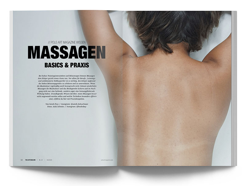 Pole Art Magazine Nr. 24 - Massagen: Basics & Praxis