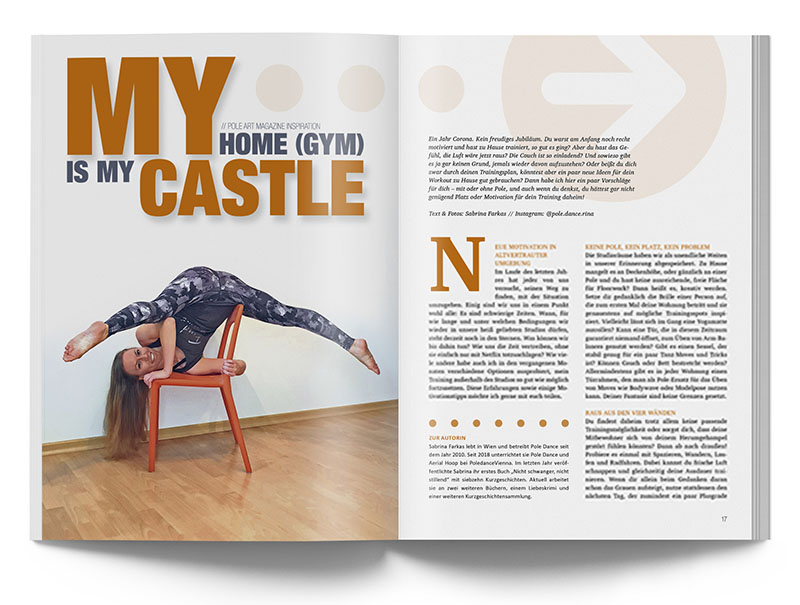 Pole Art Magazine Nr. 25 - My Home (Gym) is my Castle