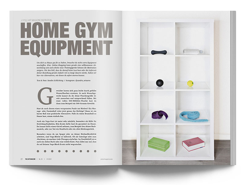 Pole Art Magazine Nr. 25 - Home Gym Equipment