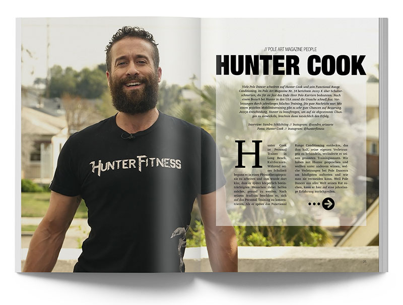 Pole Art Magazine Nr. 25 - Hunter Cook im Interview