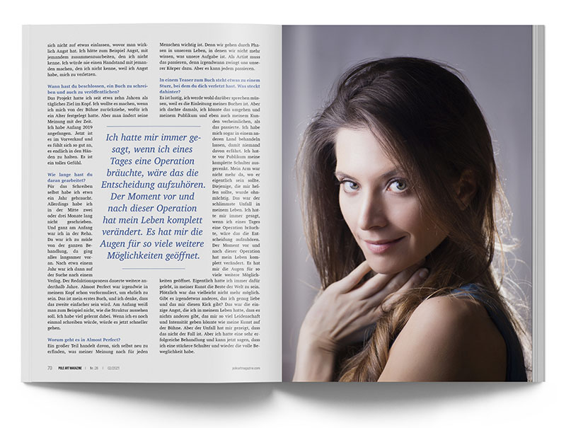 Pole Art Magazine Nr. 26 - Erika Lemay im Interview