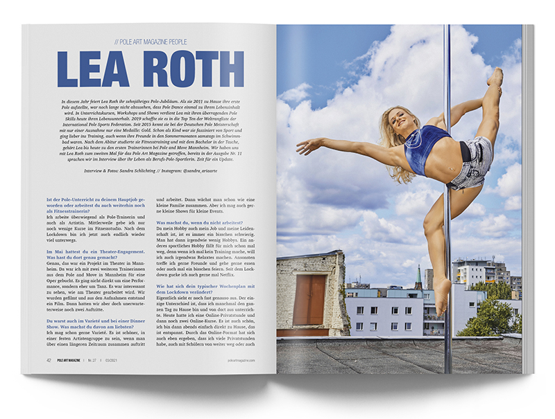 Pole Art Magazine Nr. 27 - Lea Roth im Interview