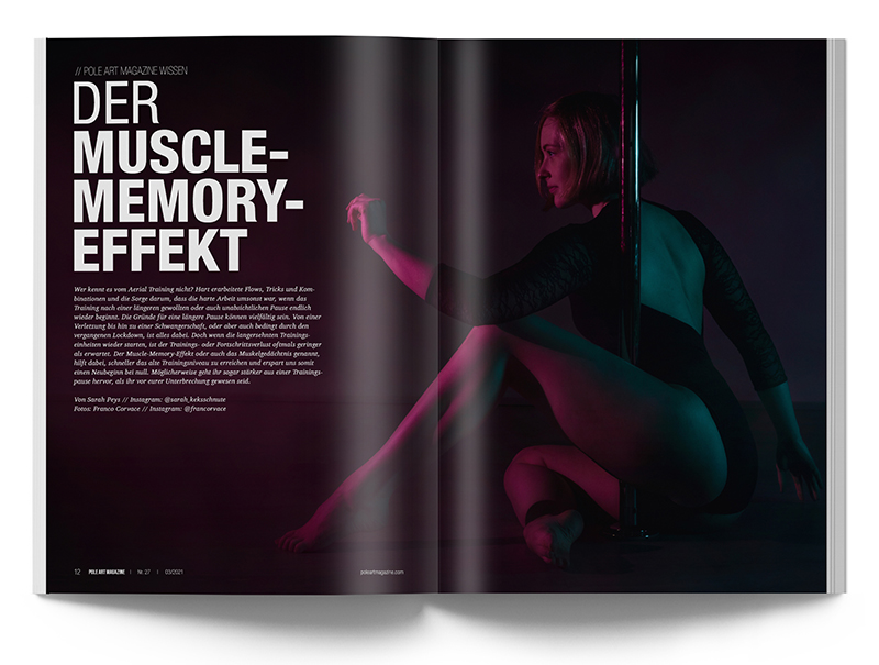 Pole Art Magazine Nr. 27 - Der Muscle-Memory-Effekt